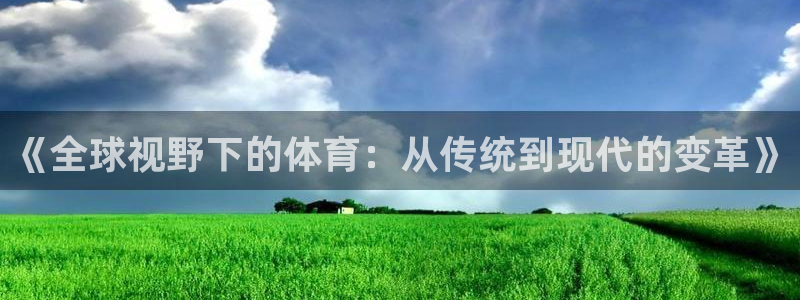 《全球视野下的体育：从传统到现代的变革》